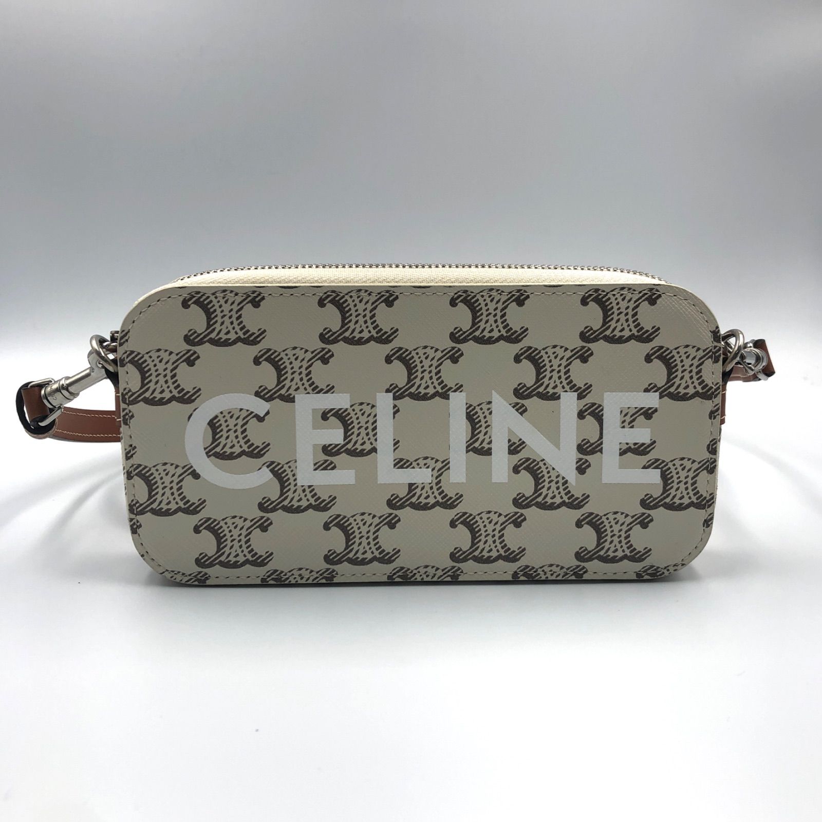 人気 CELINE セリーヌ ホリゾンタル ポーチ CELINEプリント入り CELINE セリーヌ ホリゾンタル ポーチ CELINEプリント - メルカリ