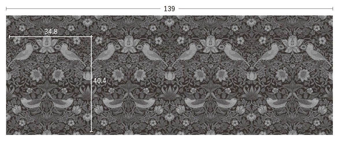 大人気柄！！ウィリアム・モリス イチゴドロボウ川島織物 大人気！ 日本製 20％off ウィリアム・モリス William Morris