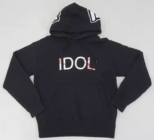 【中古】衣類 豆柴の大群 IDOLパーカー ブラック XLサイズ オフィシャルショップ受注限定