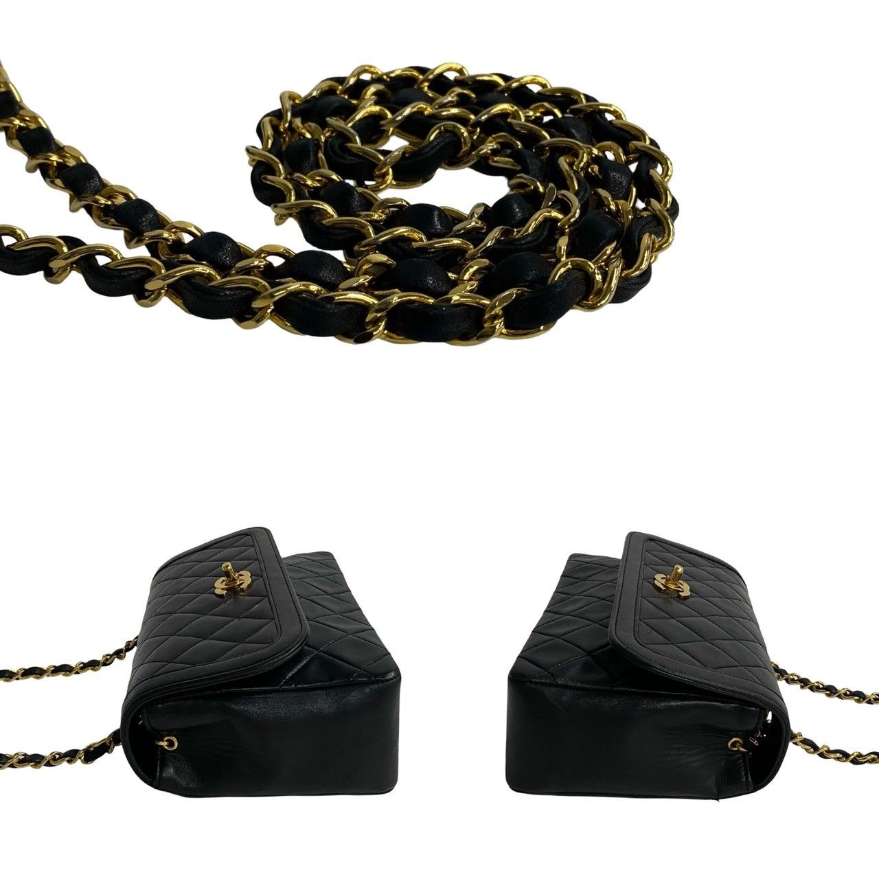 極 美品 箱 袋付き カード シール有 1番台 CHANEL シャネル マトラッセ 