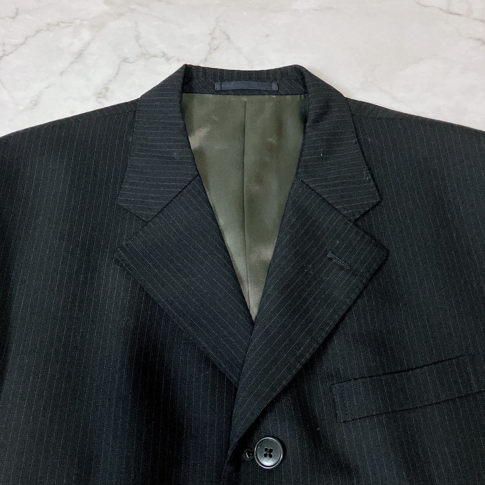 P.S.FA ストライプスーツ Ａ８サイズ A8(身長180-185、ウエスト86cm) | シングル ツーパンツ 2つボタン