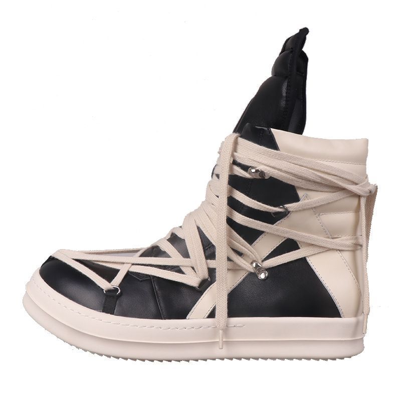 Rick Owens リベット メガシューレース リックオーウェン ローカット スニーカー ブラック - メルカリ