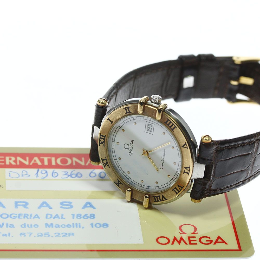 OMEGA 【OMEGA】オメガ コンステレーション YGベゼル クォーツ