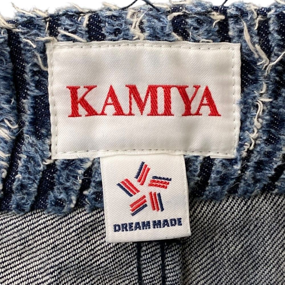 黒　KAMIYA 23AW ウェーブデニムジャケット　wave denim 黒 KAMIYA 23AW ウェーブデニムジャケット wave denim