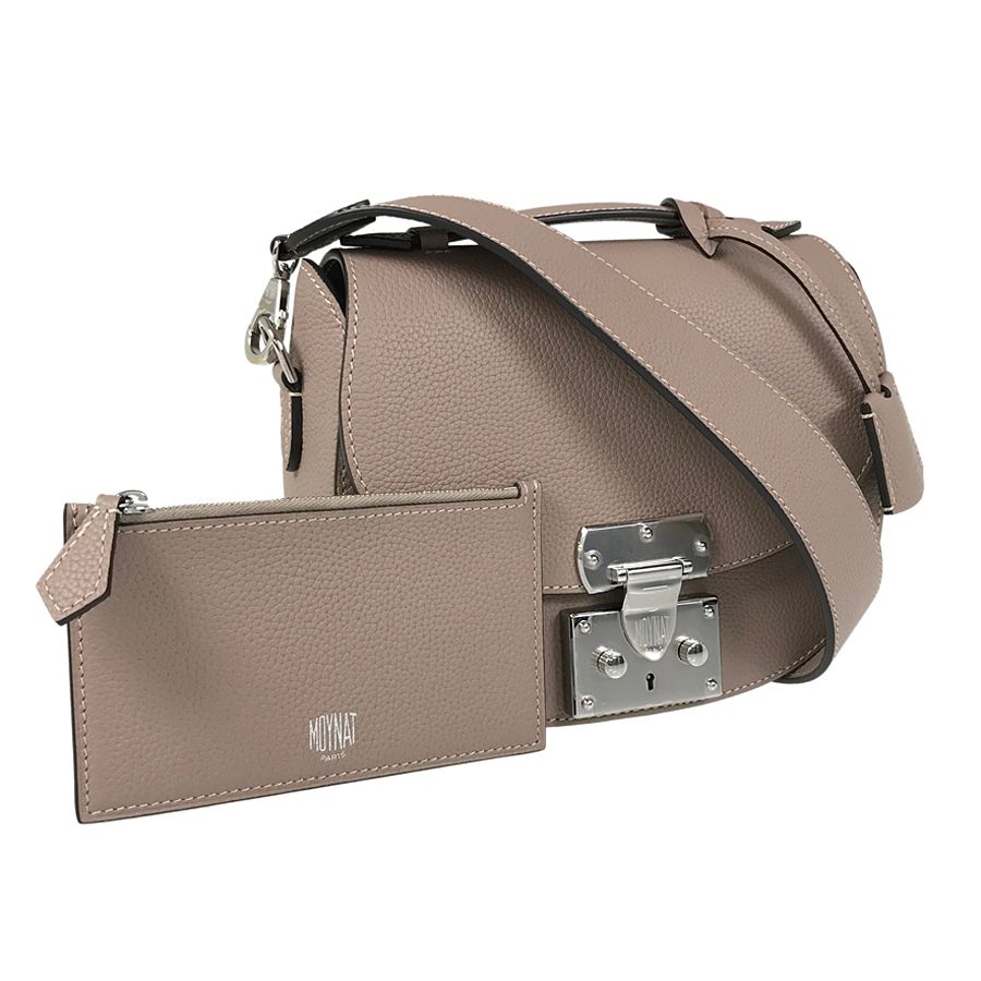 モワナ MOYNAT フローリPM レザー ショルダーバッグ ssh【中古 