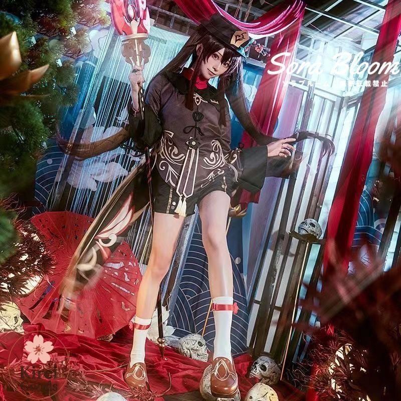 原神 胡桃（フータオ）コスプレフルセット Amazon.co.jp: 原神 周辺 璃月 胡桃 フータオ コスプレ衣装