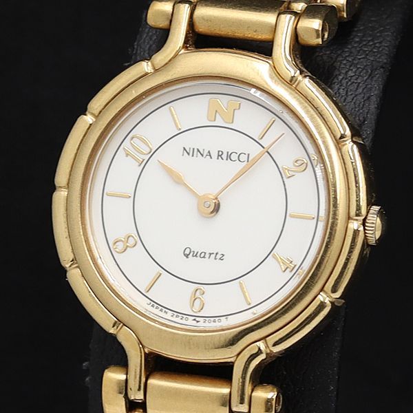 NINARICCI(ニナリッチ) 腕時計 2P20-0490 レディース 白 良品 ニナリッチ QZ 2P20-0490 白文字盤 レディース腕時計 TCY - メルカリ