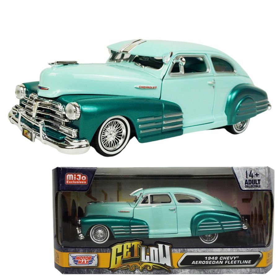 1/24 箱入り ミニカー 1948 CHEVY AEROSEDAN FLEETLINE GET LOW