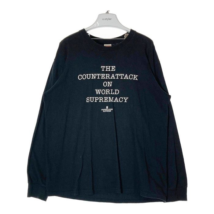 Supreme シュプリーム × UNDERCOVER アンダーカバー ロンＴ ブラック sizeL