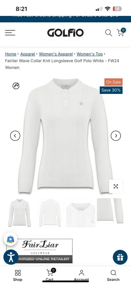 FairLiar フェアライアー ウェーブ ニット