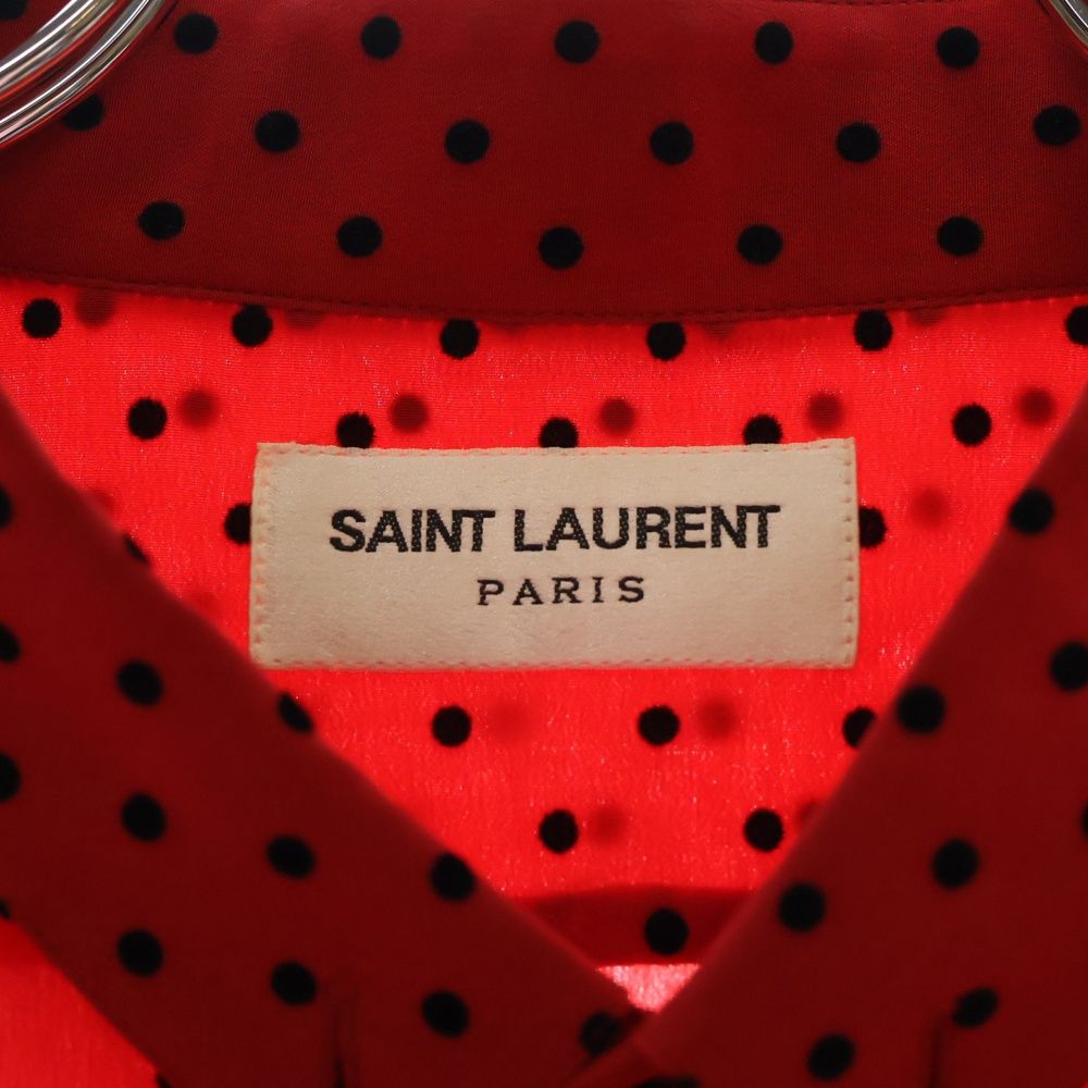 SAINT LAURENT PARIS (サンローランパリ) 22SS ドットシルク ボタン