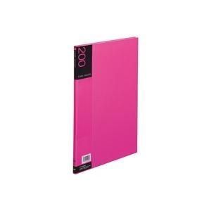 まとめ セキセイ 名刺ホルダー NPP-200 A4 11mm ピンク〔×10セット〕