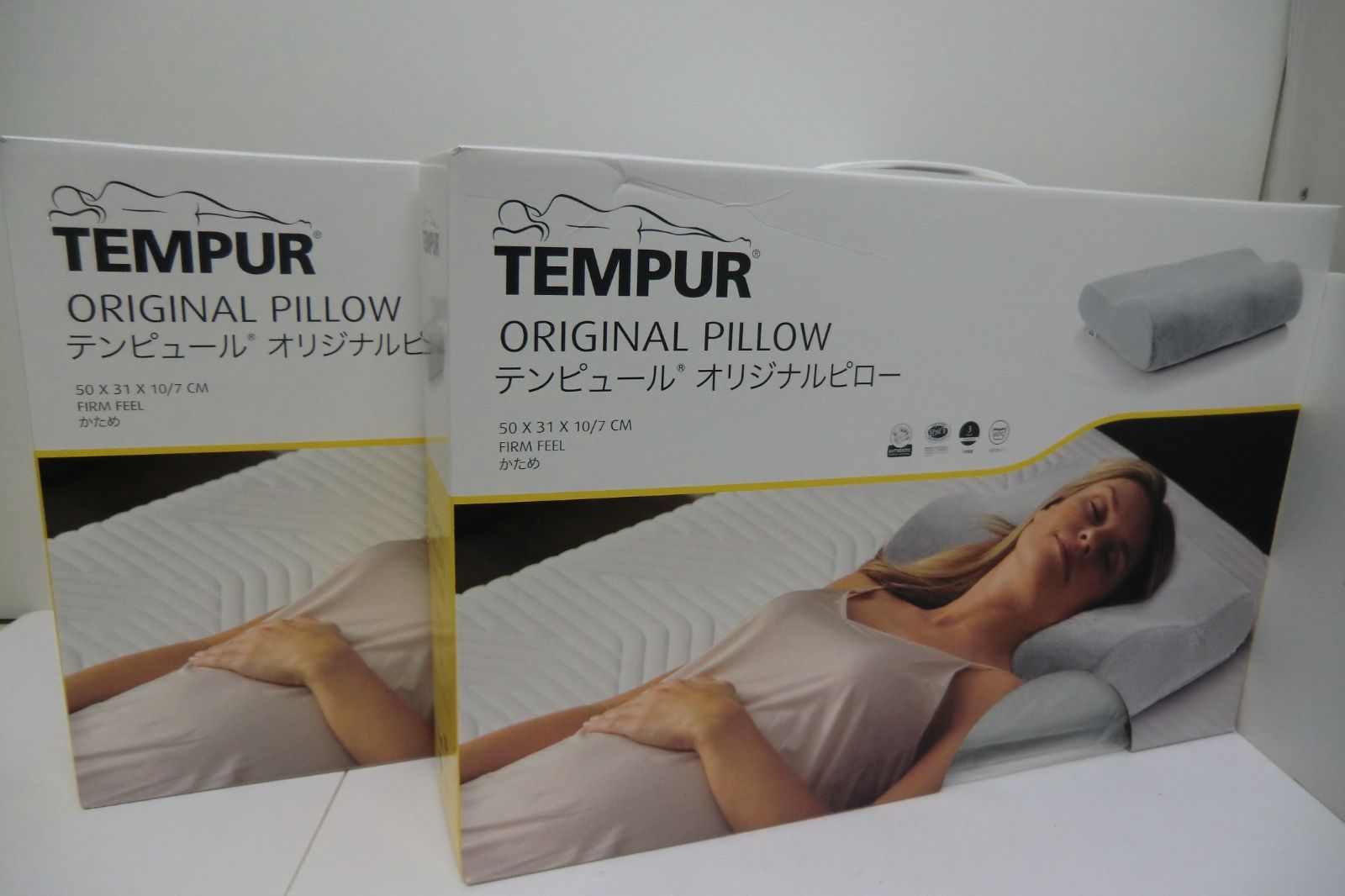 TEMPUR オリジナルピロー Mサイズ かため 2個セット
