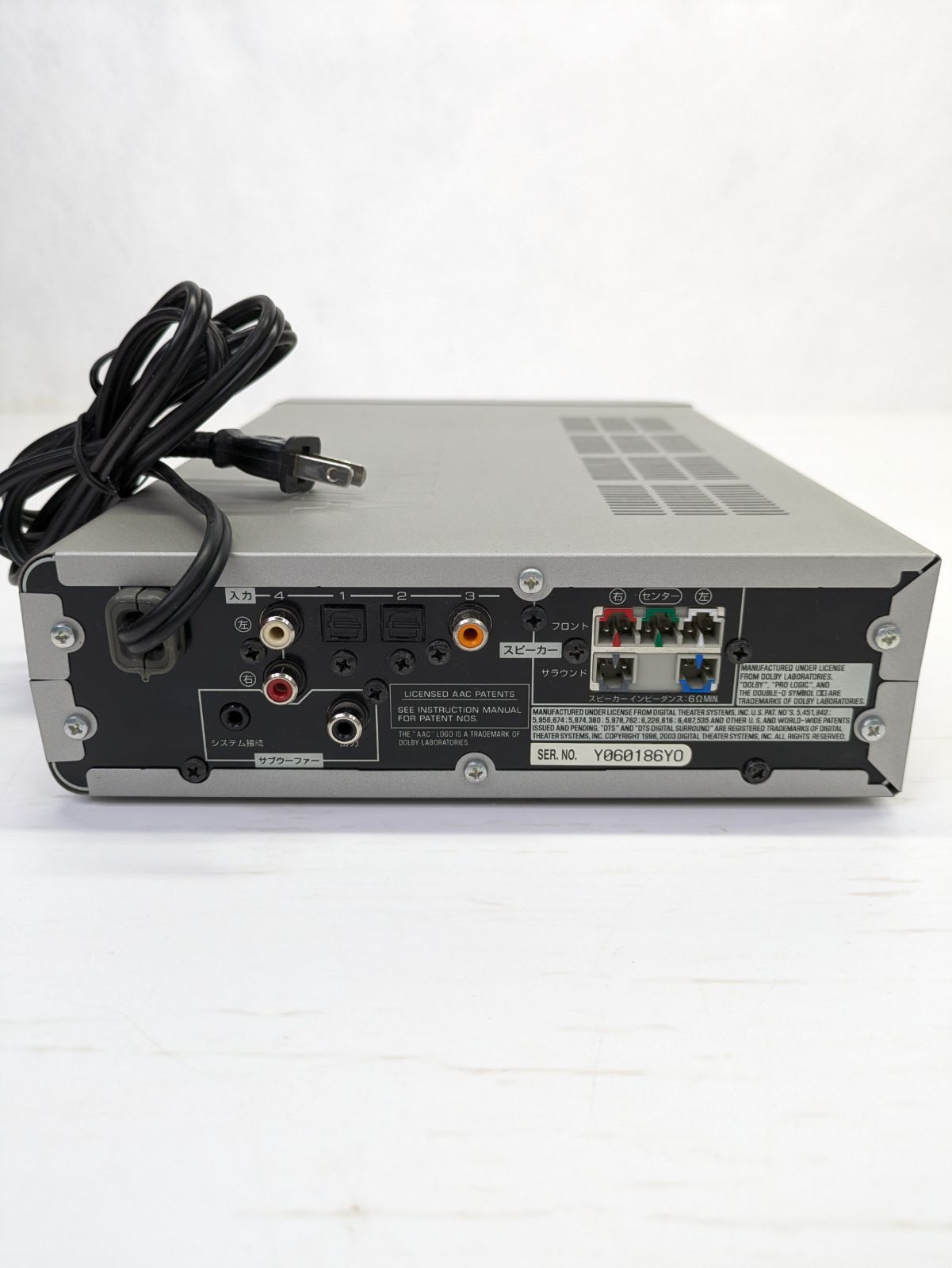 アンプ Yamaha YAMAHA AVX-S35 動作確認済み】YAMAHA・ヤマハ・AVX-S35F・スピーカー・AVアンプ
