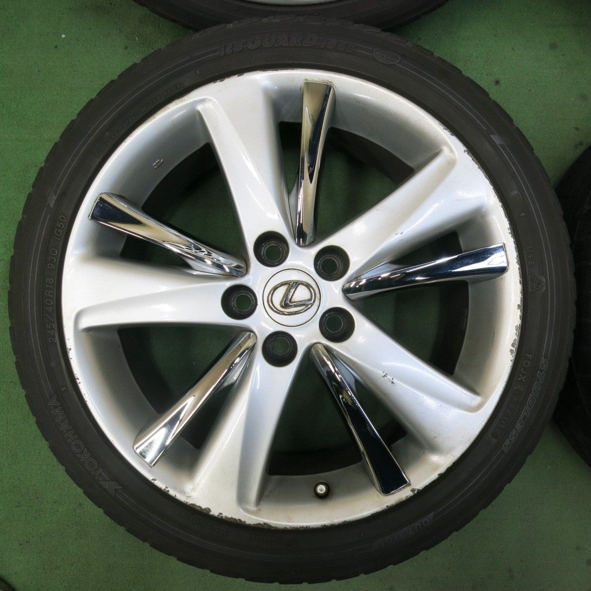 センサー付き！4本☆レクサス GS 純正 245/40R18 スタッドレス 