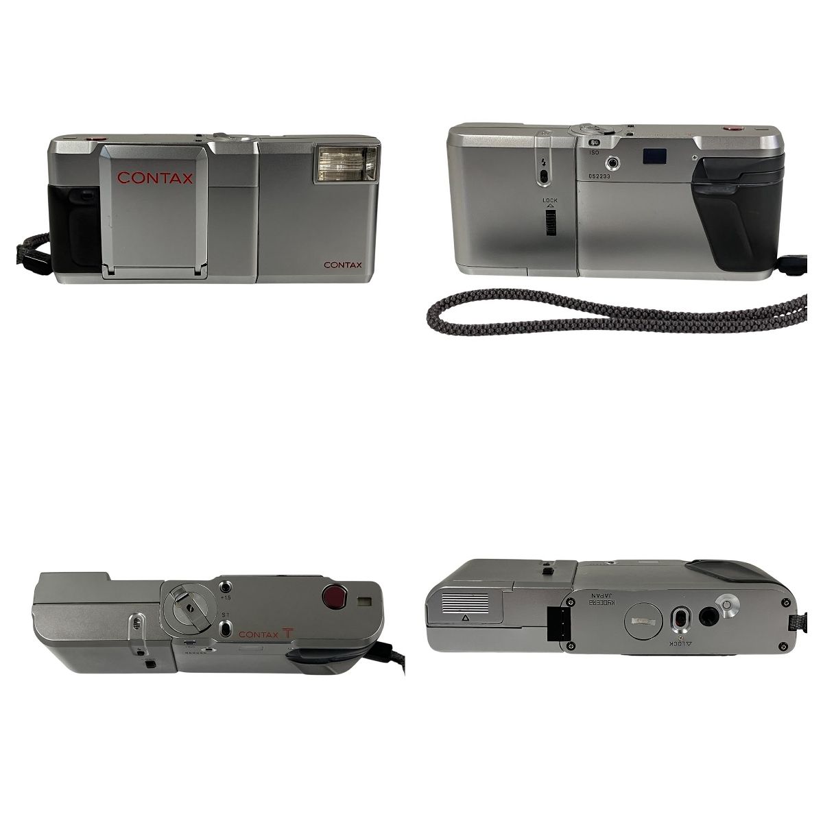 コンタックス CONTAX T シルバー フィルム コンパクトカメラ 【中古】