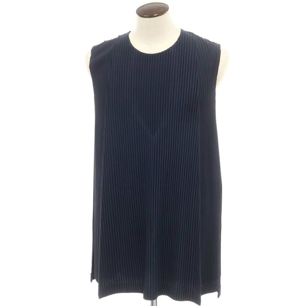 HOMME PLISSE ISSEY MIYAKE プリーツカットソー ネイビー 【公式通販】