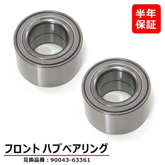 ダイハツ ムーヴ LA100S LA110S フロント用 ハブベアリング 左右 2個 90043-63361 43246-87701 互換品 純正交換