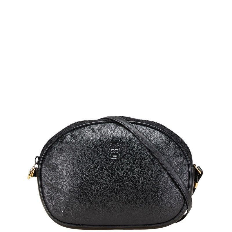 グッチ 斜め掛け ショルダーバッグ 007 112 0094 ブラック レザー