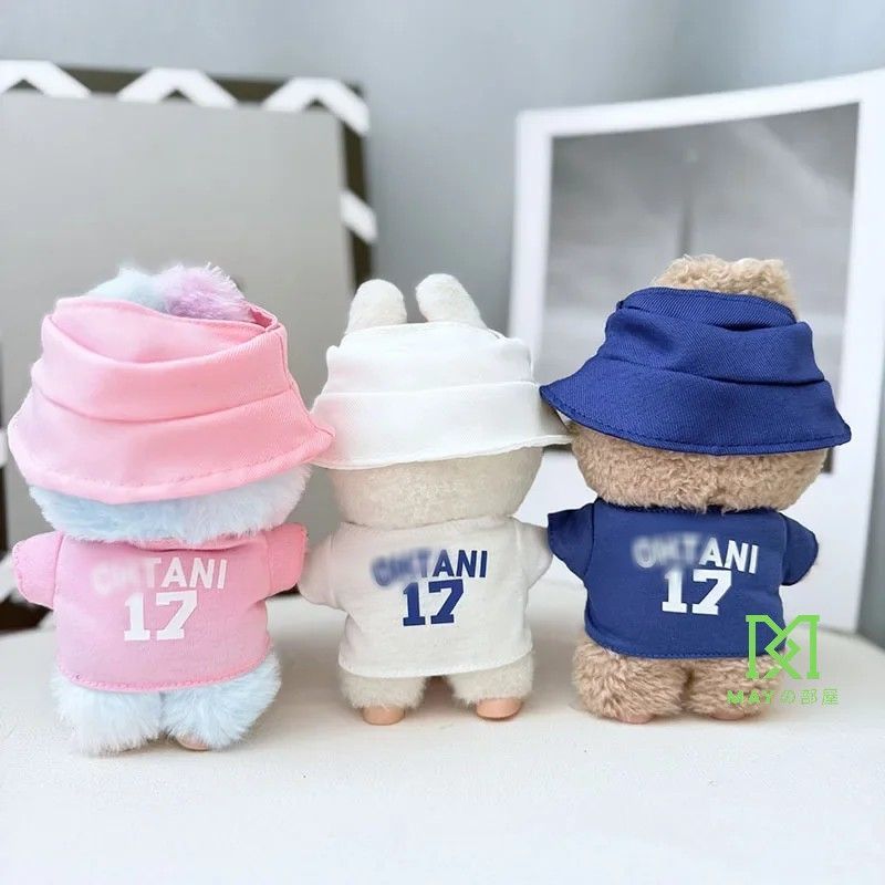 大谷くん　Los Angeles Dodgers　labubu着替えのみ ラブブ LABUBU 着せ替え ドジャース 大谷 ユニフォーム らぶぶ