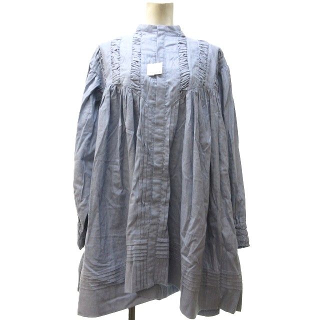 ライト WRYHT タグ付き 23AW HOLLY PLEATED TOPS シャツ ブラウス ボウタイ プリーツ 長袖 オールドジョー取扱い オフホワイト F ライト WRYHT タグ付き 21SS PLEATED NIGHT TOPS シャツ
