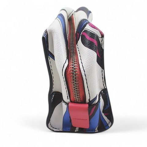 エミリオプッチ EMILIO PUCCI ポーチ バンブープリント ホワイト