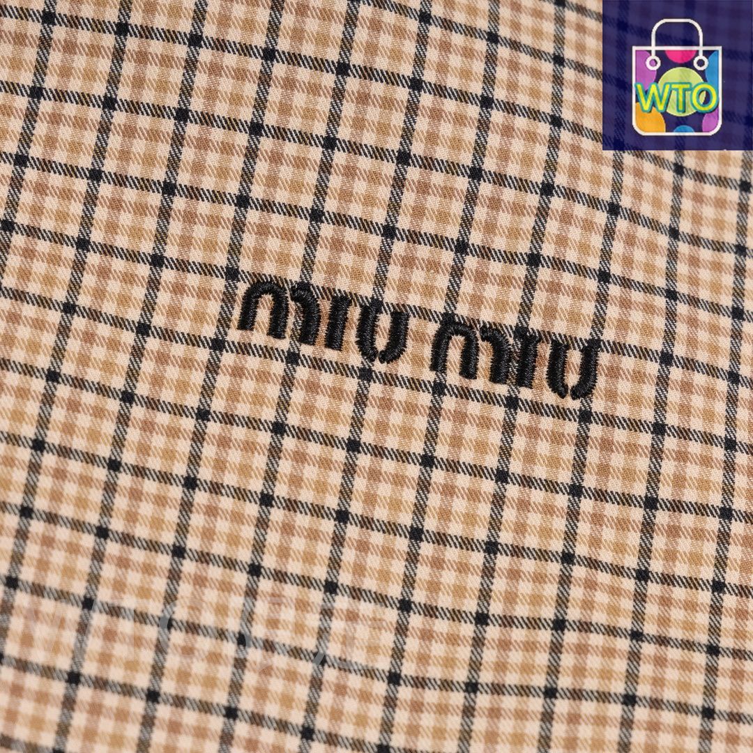 イエローチェック シャツ