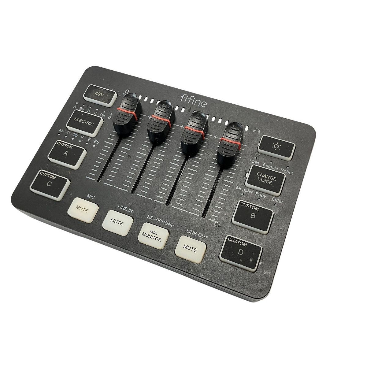 FIFINE SC3 AmpliGame ゲーミング オーディオミキサー オーディオインターフェース ファイファイン アンプリゲーム W10533954