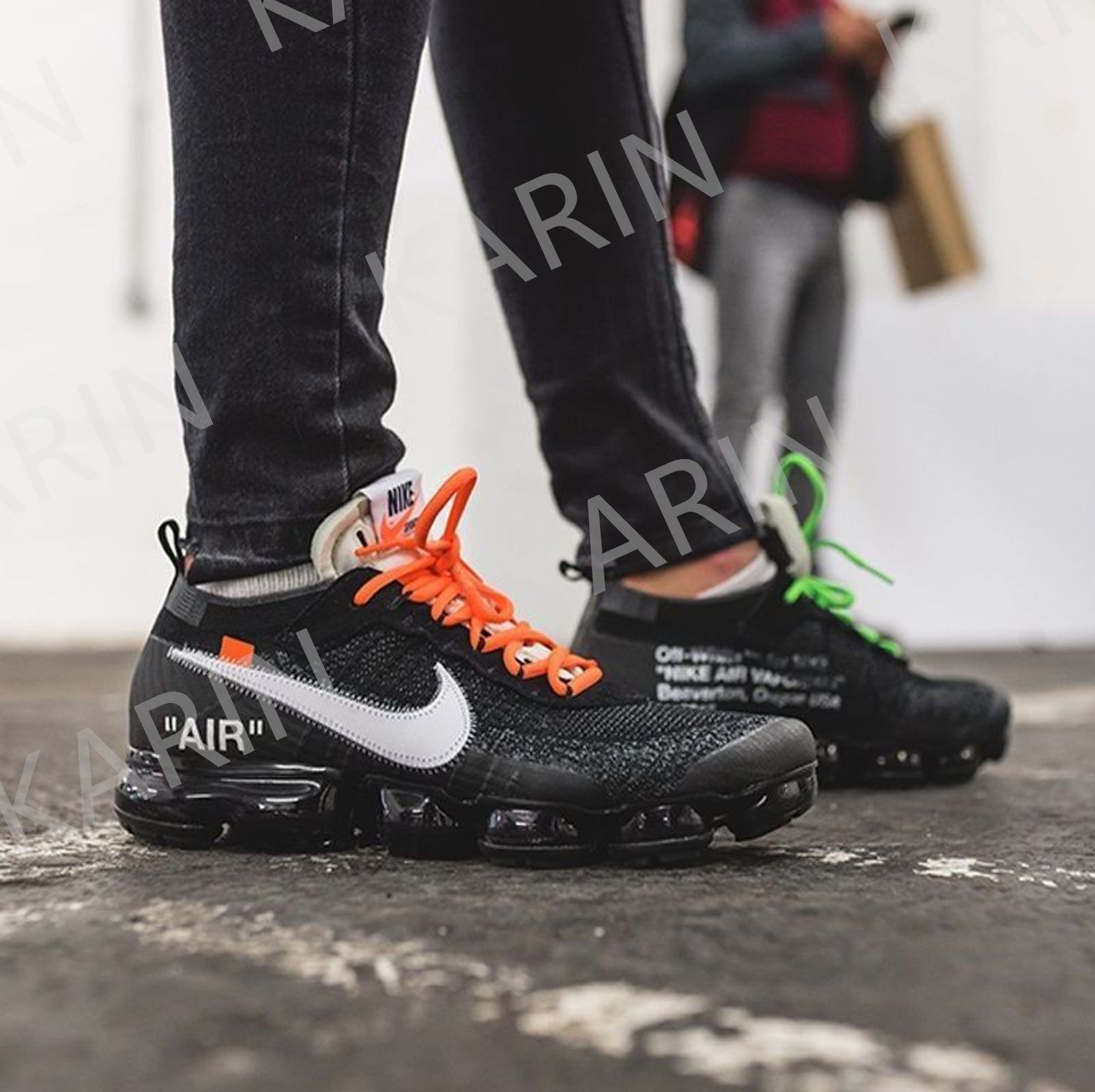 NIKE オフホワイト × ナイキ エアヴェイパーマックス ザ テン - メルカリ 