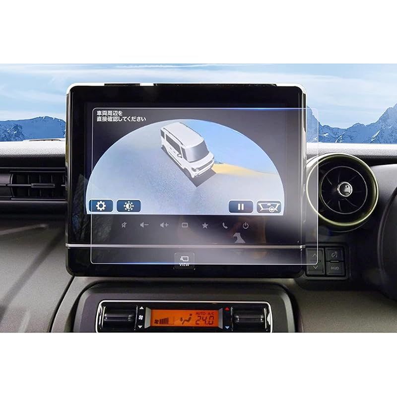 【GAFAT】スズキ スペーシア/スペーシア ギア/スペーシアカスタム MK53S型 2代目 9インチ 2021年仕様改良 スペーシア 9インチナビ 保護フィルム センターディスプレイ カーナビ 改良済み スペーシアギア ナビ フィルム 車用液晶保護フィルム