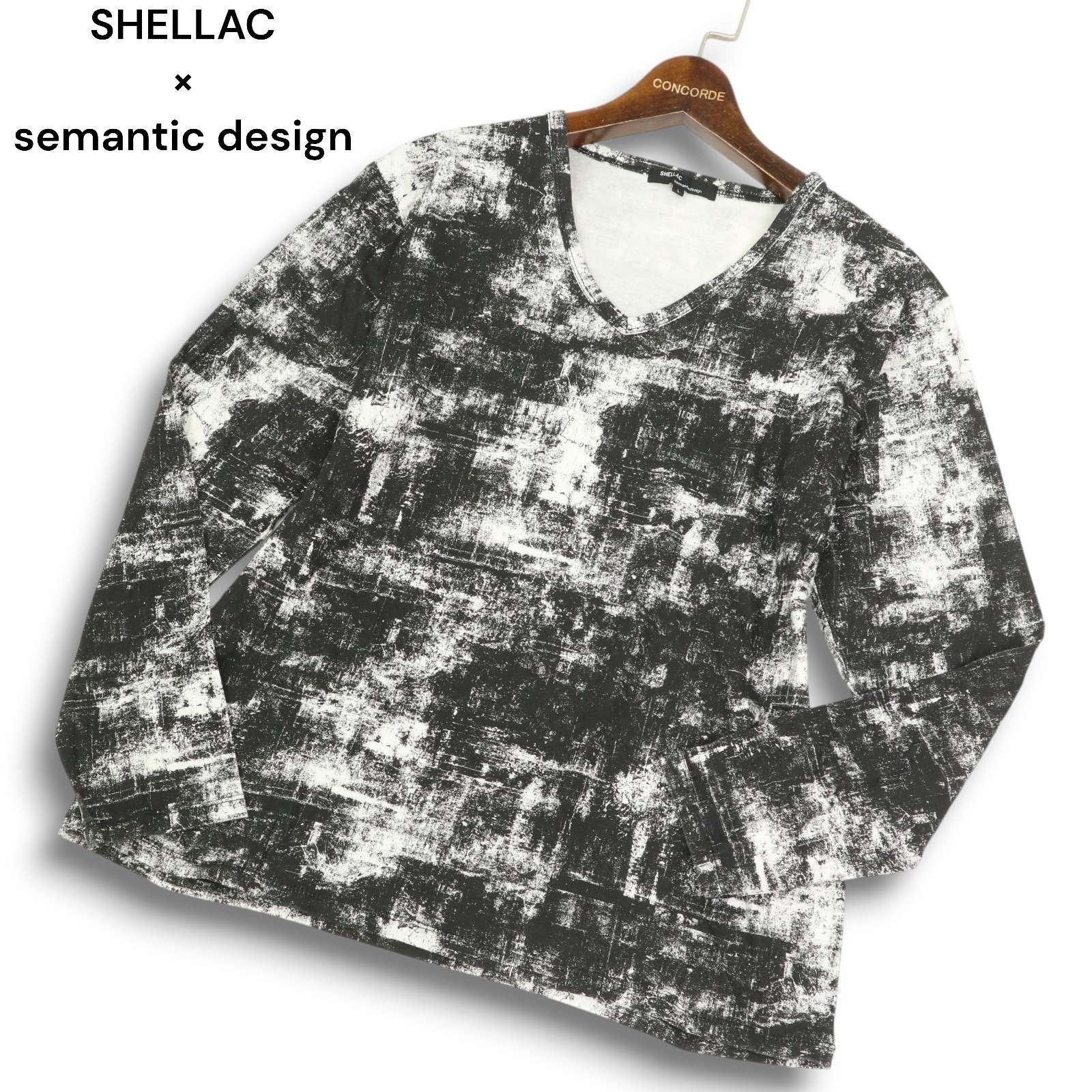 SHELLAC カットソー Tシャツ roaroen delay シェラック5351 46 SHELLAC 