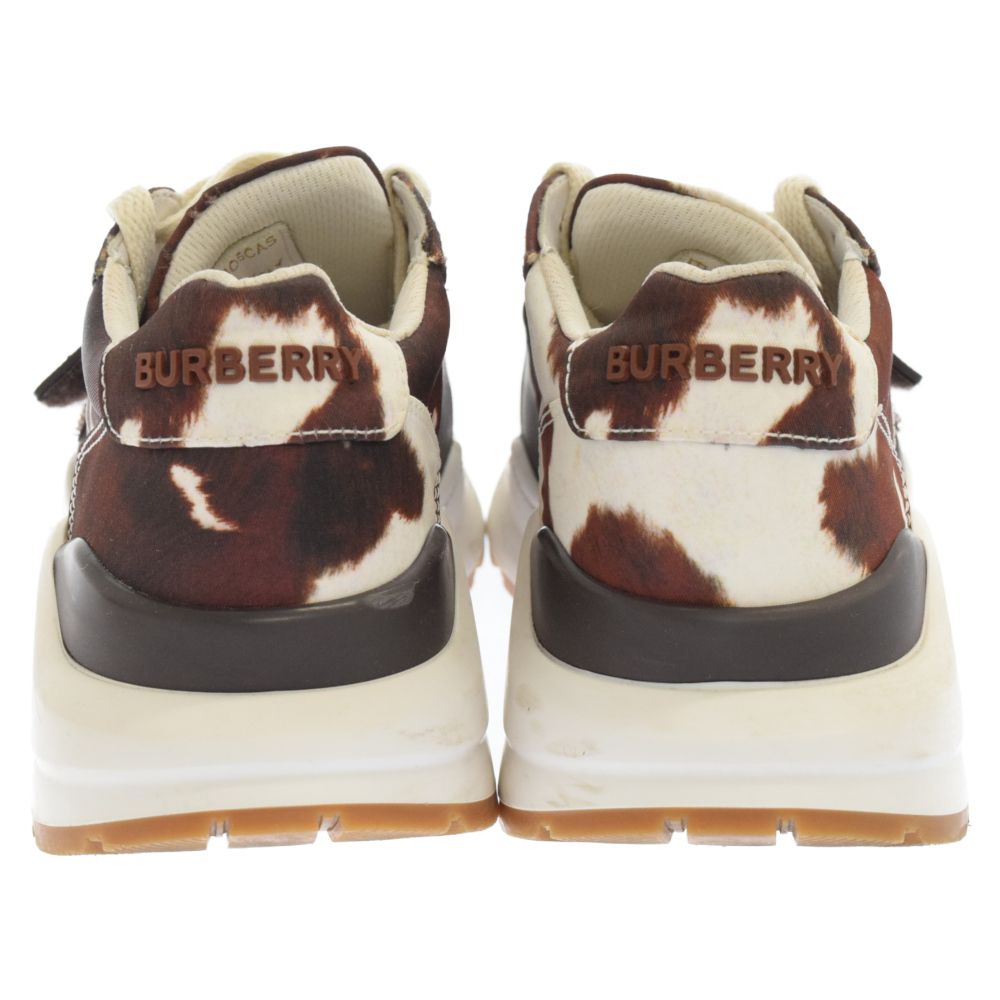 BURBERRY (バーバリー) RAMSEY LOW TOP SNEAKERS カウプリントロー
