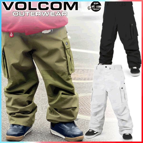 23-24 VOLCOM/ボルコム NWRK BAGGY pant メンズ レディース 防水パンツ スノーボードウェア スノーウェアー 2024 型落ち @超メルカリ市