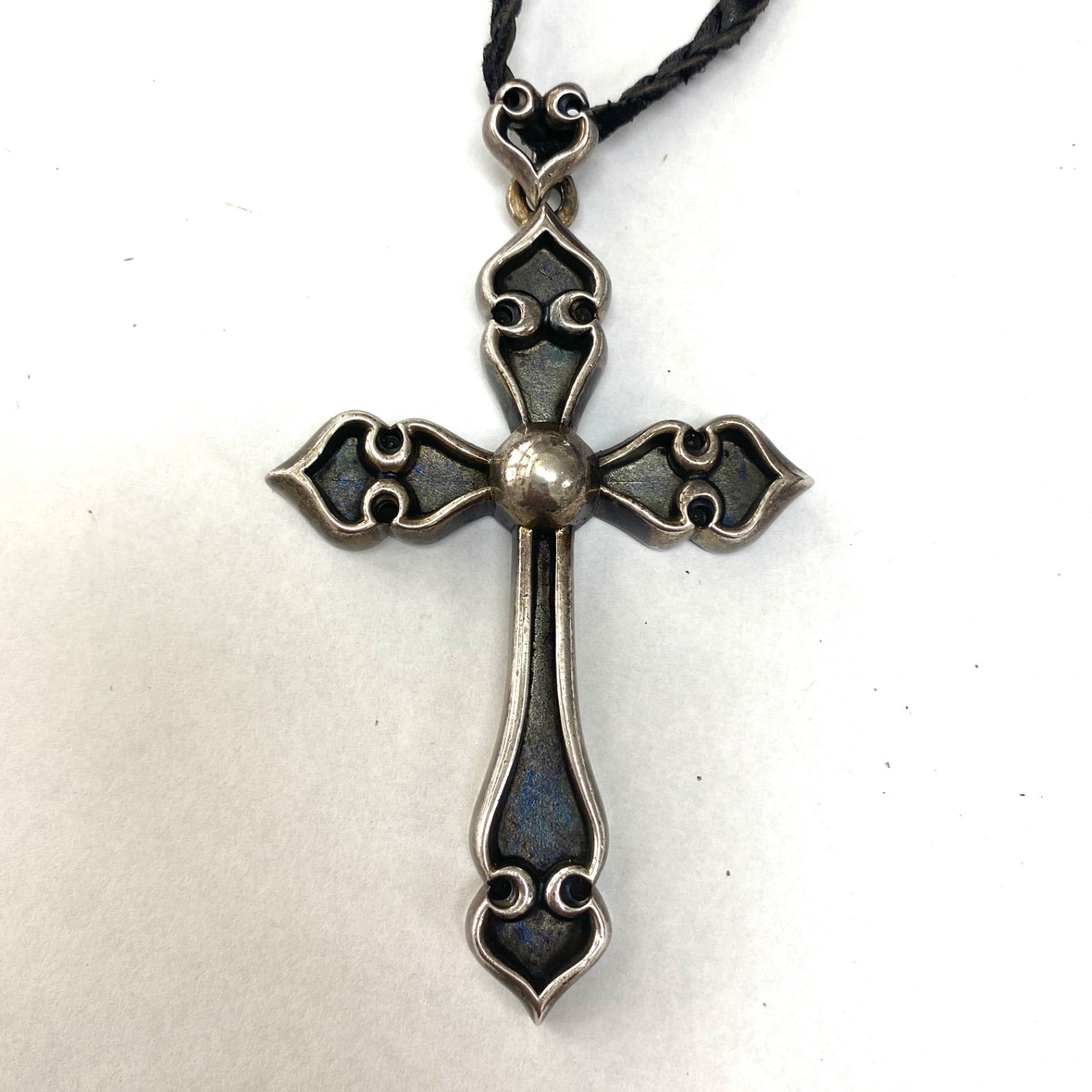 CHROME HEARTS クロムハーツ スペードクロスペンダント ネックレス