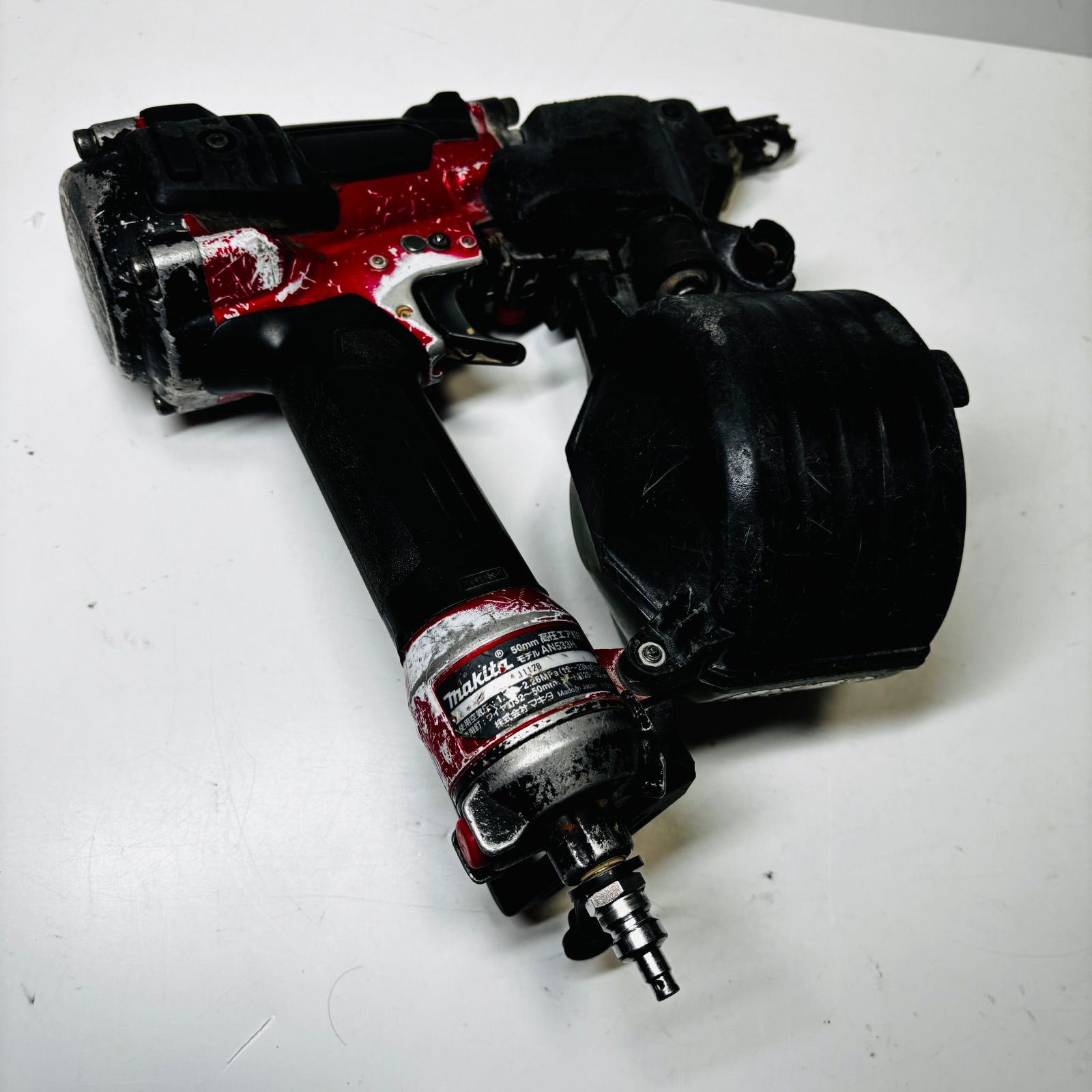 マキタ AN533H 高圧釘打ち機 動作良好 本体のみ makita 高圧エア工具 50mm 仕上げ用 動作 済 WWW_NOITHATQUANGTHANH_NET