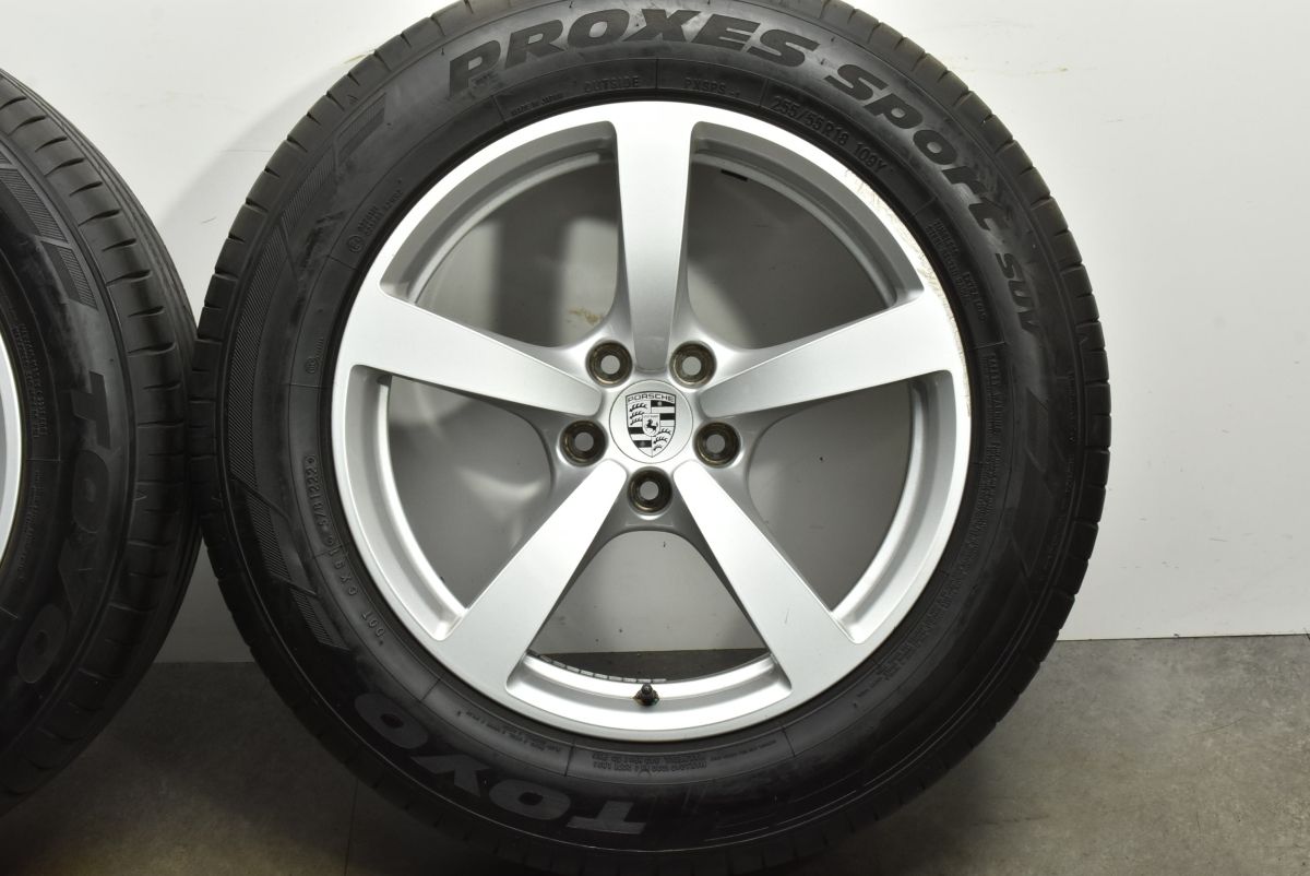 正規品】ポルシェ 95B マカン 純正 18in 8J 9J +21 PCD112 ハブ径66.5