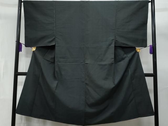 平和屋着物男性 お召 アンサンブル 亀甲絣 正絹 逸品 AABE1839fy