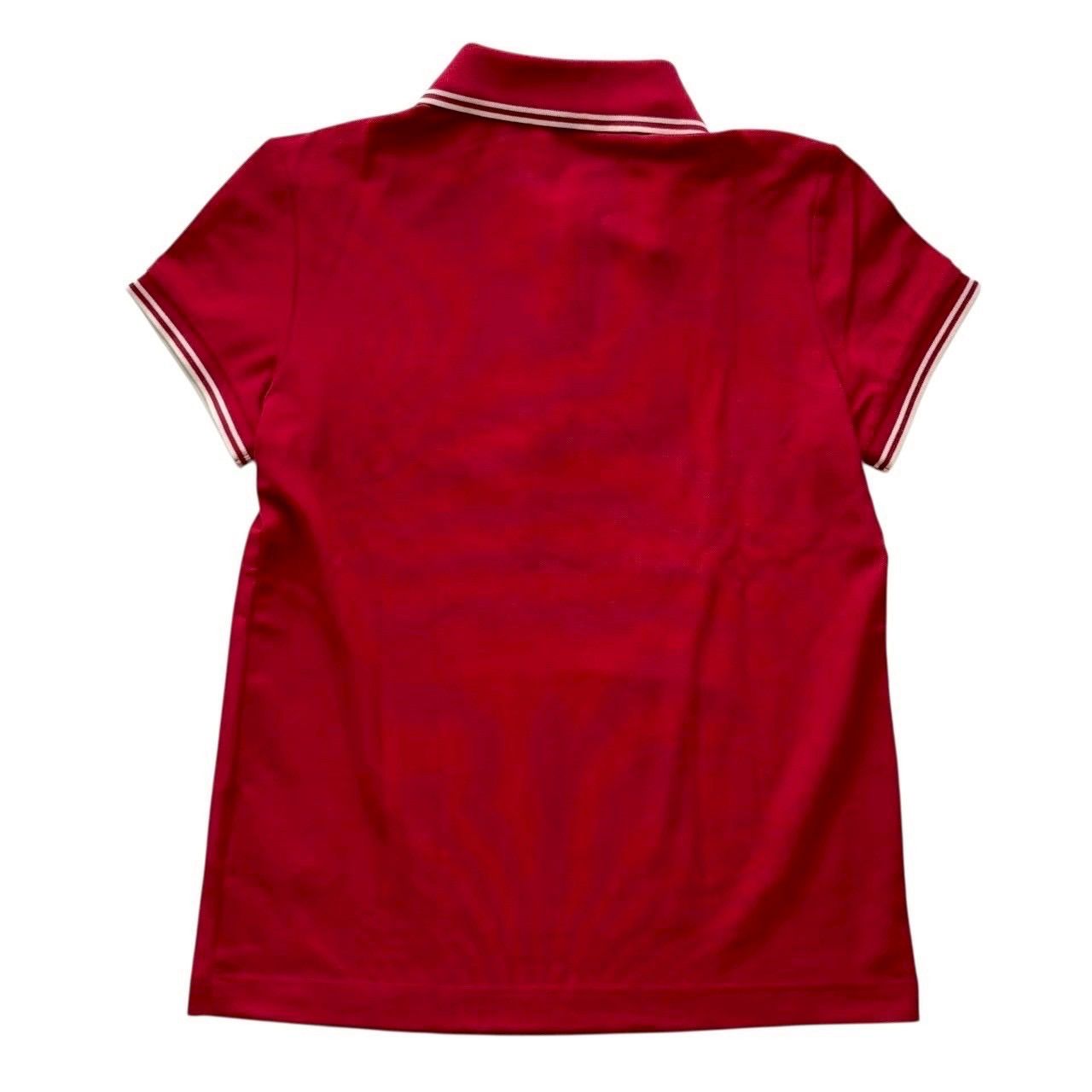 未使用 MONCLER モンクレール ポロシャツ 赤 MAGLIA POLO MANICA
