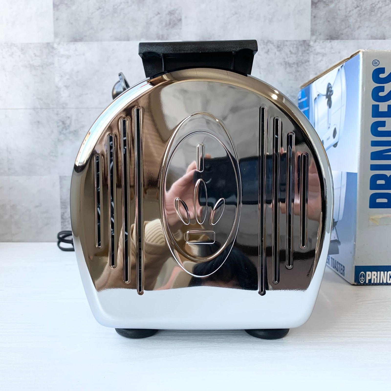 ★キティちゃん★PRINCESS ステンレストースター 2スロット ☆キティちゃん☆PRINCESS ステンレストースター 2スロット