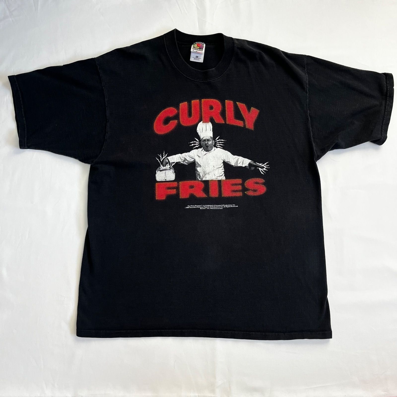90s The Three stooges “Curly Fries” movie t-shirt 3バカトリオ 映画/ムービー Tシャツ 90年代  ヴィンテージ Usa製 アメリカ製