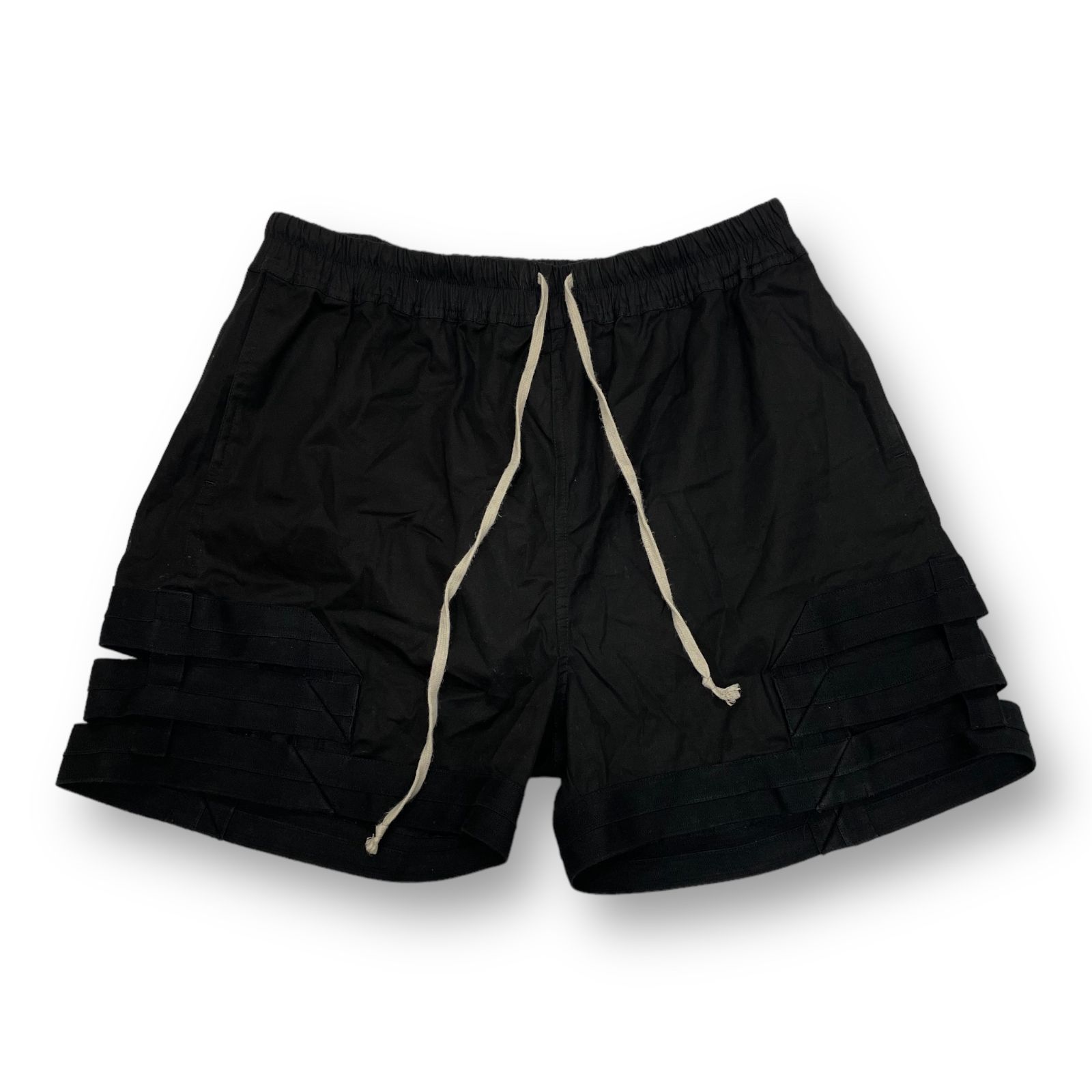 Rick Owens エラスティック スパルタン ボクサーショートパンツブラック 国内正規 Rick Owens 22SS ELASTIC SPARTAN BOXERS エラスティック