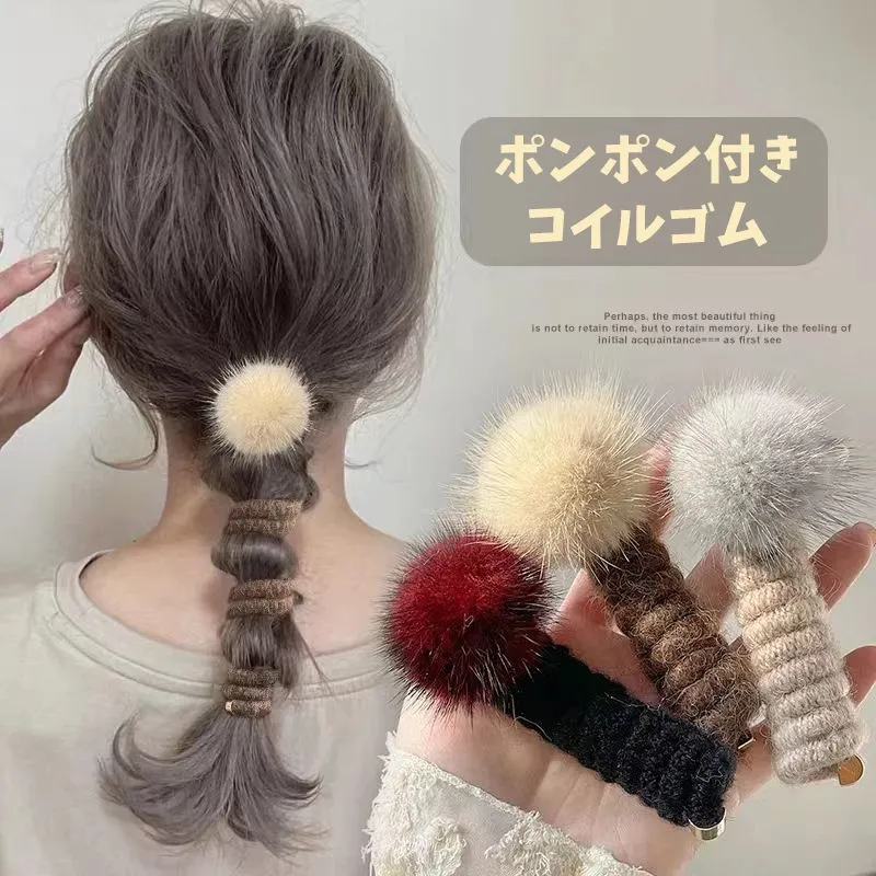 ポニーフック スプリング コイルゴム 3個セット ヘアアクセサリー