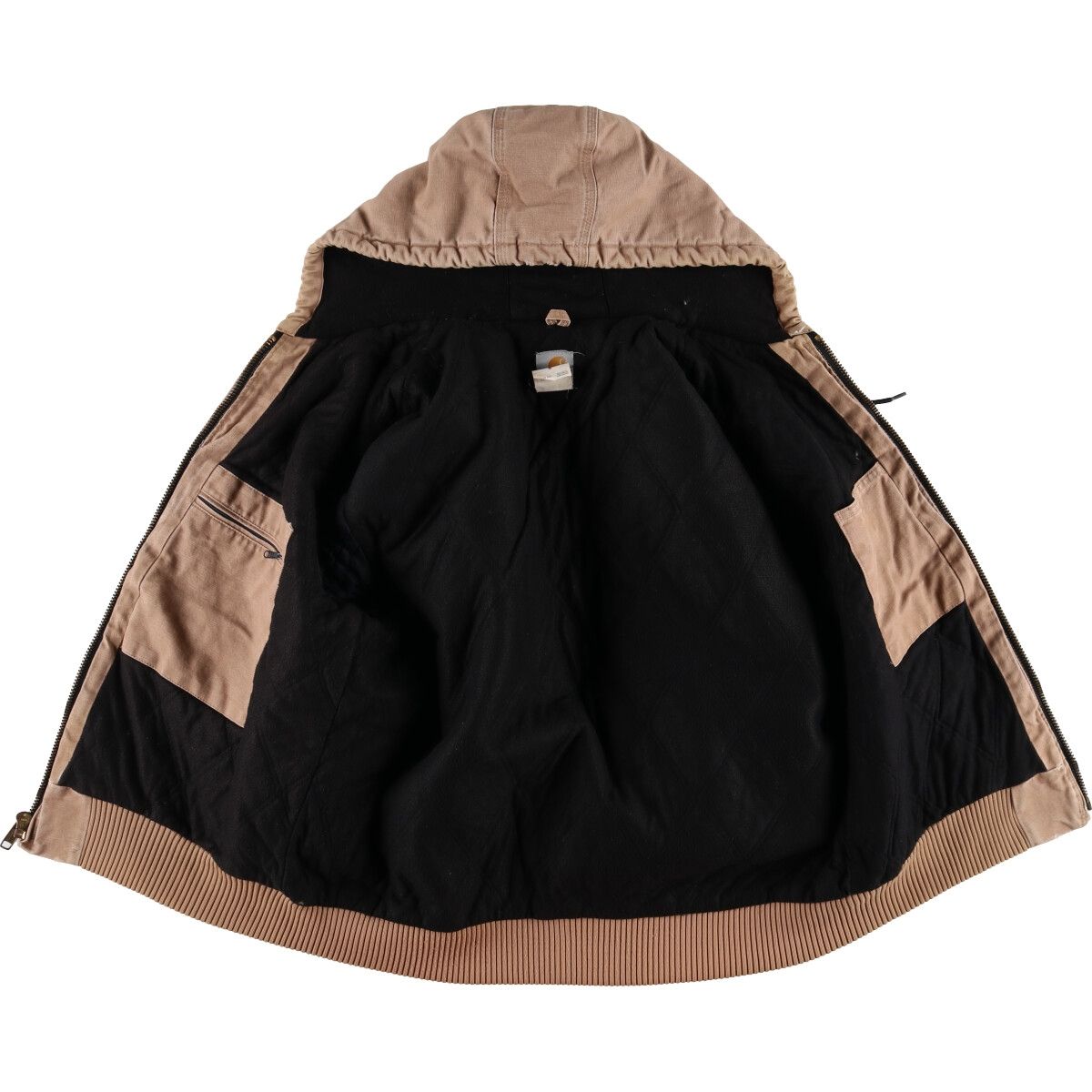 古着 ~00年代 カーハート Carhartt アクティブジャケット ダックフルジップパーカー メンズL相当/eaa488156