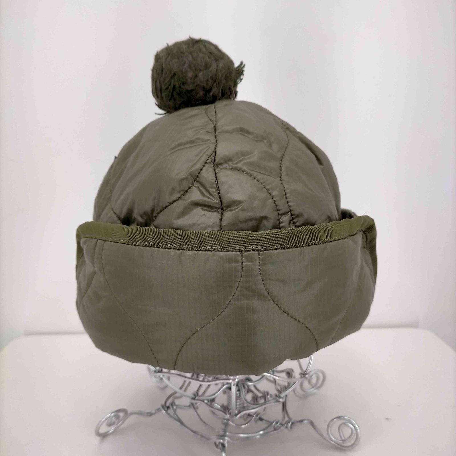 キャピタル KAPITAL キルティング切り替えボンボンニット帽 メンズ 