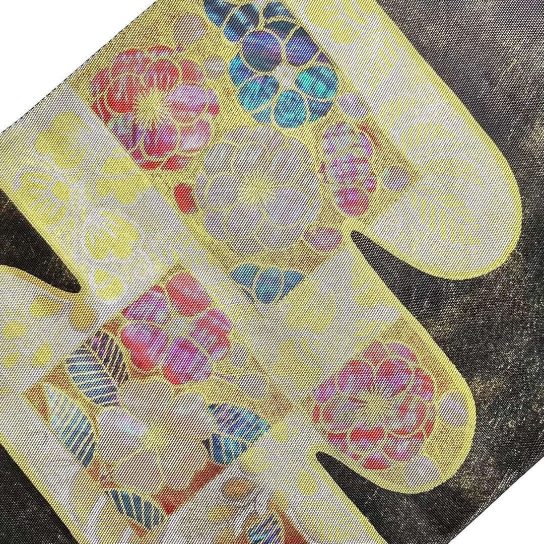 袋帯 西陣 川島織物 人物 風景柄 花模様 松竹梅 象牙色 O-5101 袋帯 西陣 川島織物 人物 風景柄 花模様 松竹梅 象牙色 O-5101