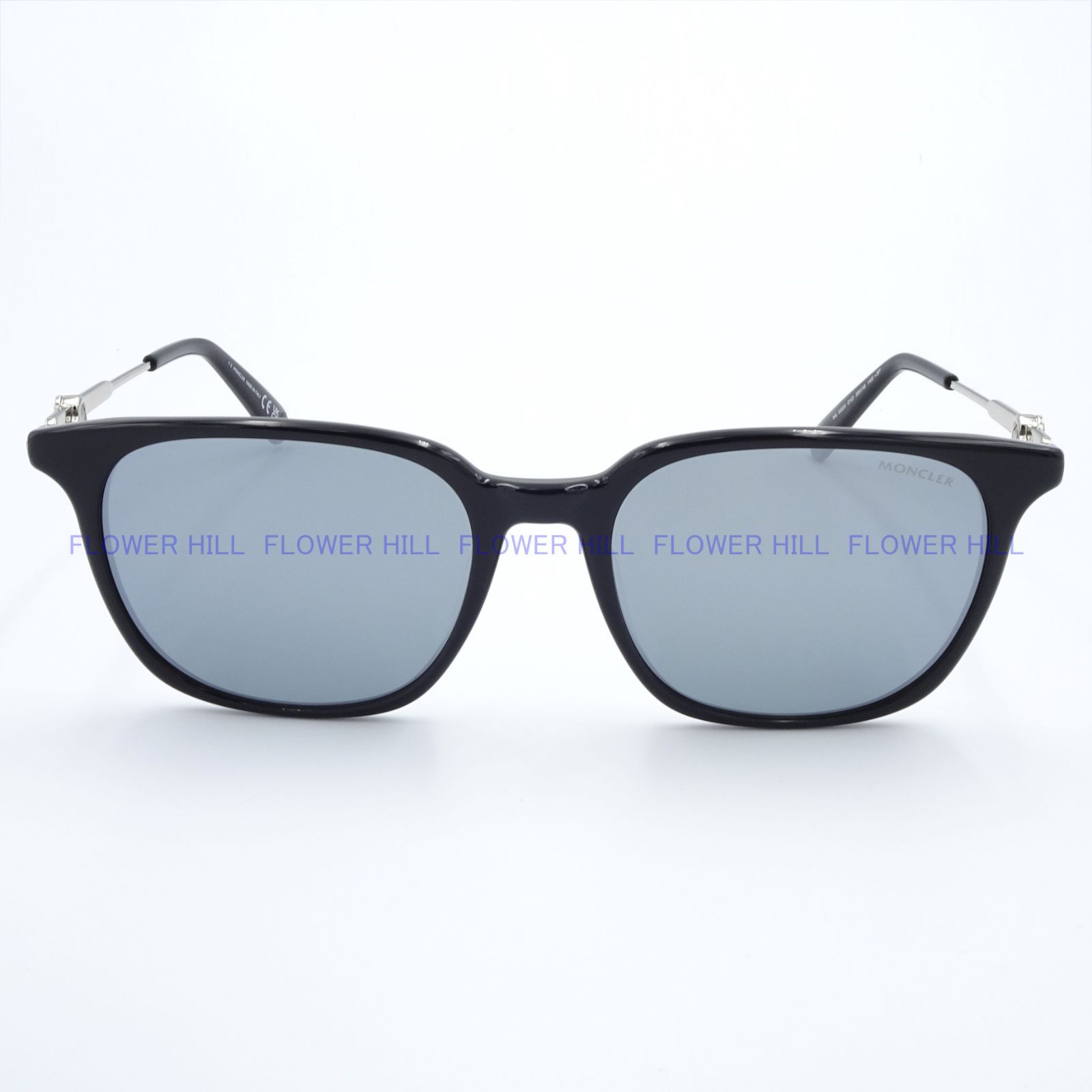 MONCLER ML0225 助かり 01D サングラス ブラック×グレー 偏光レンズ 