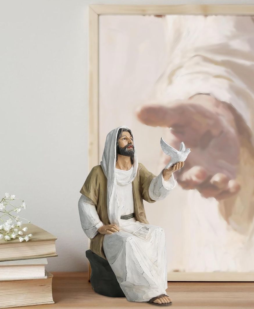 手描きの宗教的置物