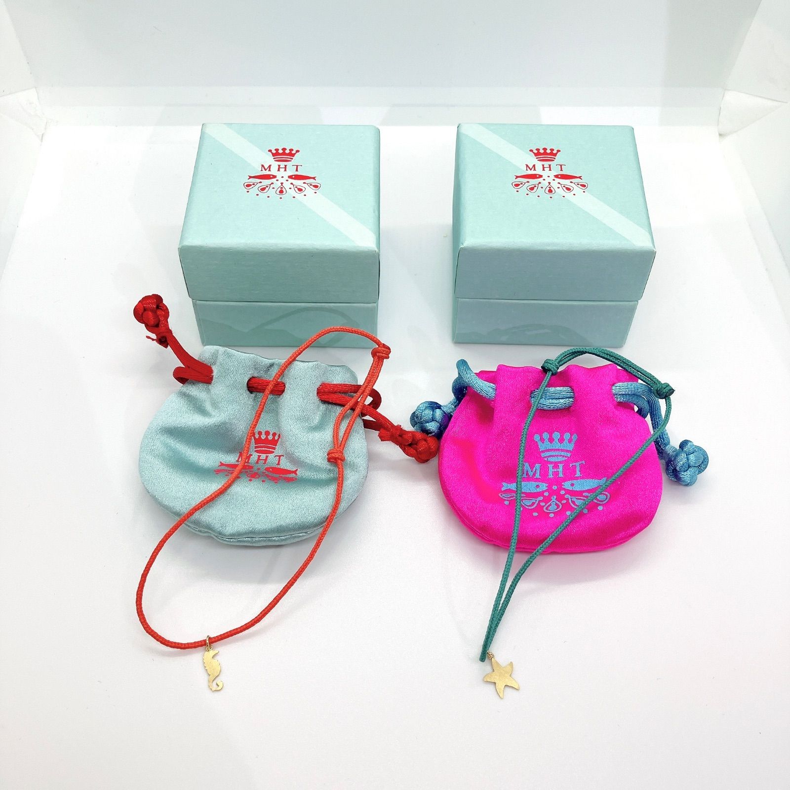 マリーエレーヌ ドゥ タイヤック 廃盤　タツノオトシゴ　コードブレスレット MHT Marie-Helene de Taillac マリーエレーヌドゥタイヤック