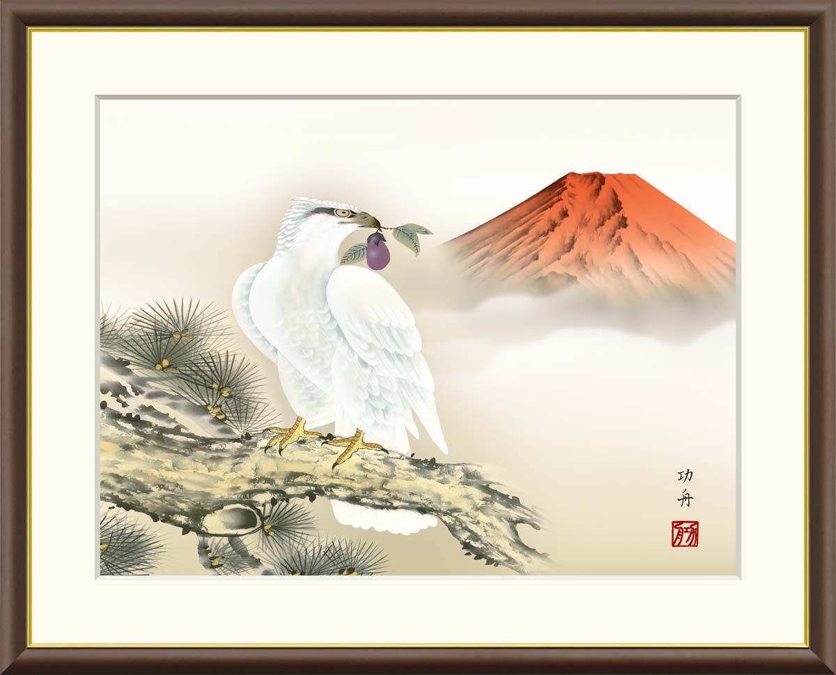 鷹 油絵 アンティーク 美術品・アンティーク・コレクション 10年保証