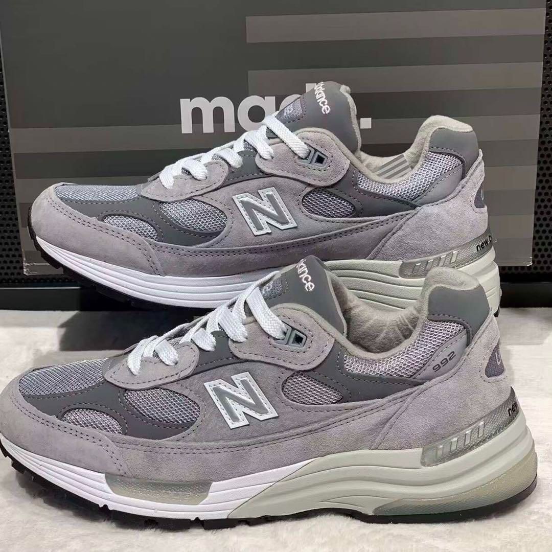 New Balance ニューバランス 992 GR スニーカー グレー - メルカリ